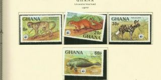 Ghana Scott 621 - 4 Mnh Scv$41