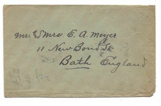 CHINA 1914 COVER TO UK - MULTI - FRANKED 2