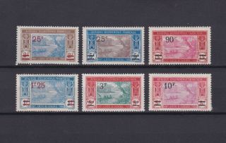 Ivory Coast 1924 - 1927,  Sc 84 - 91,  Cv $30,  Mh
