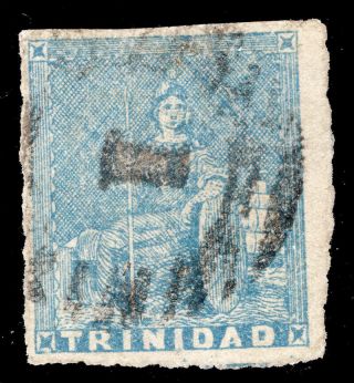 Trinidad 1852 Litho 1d,  2nd Issue