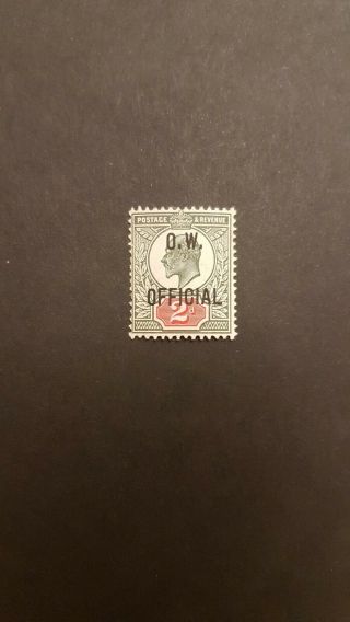 1902 Gb King Edward Vii Sgo38 O.  W.  Officials Mnh Stamp Kevii Evii