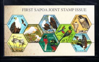 South Africa 2004 Birds First Sapoa Joint Issue Ms Mnh.  Start At Us$2.  50