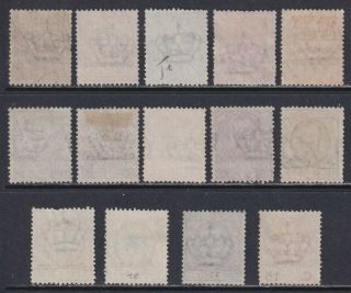 Eritrea 19//34 1903 - 28 Issues of Italy Overprinted Colonia Eritrea SCV $333.  15 2