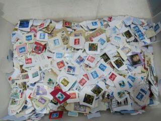 Unsorted 5 Kg Charity Stamps Mainly Uk Franked - Tro Sc26