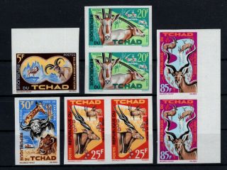 P123747/ Chad – Imperforated Stamps – Lot 1961 - 1962 Mnh
