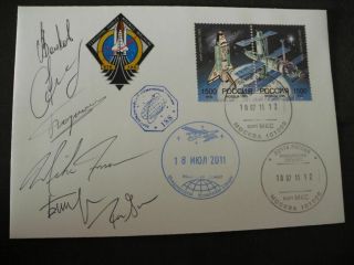 Sts 135 Flown Iss Boardpost Orig.  Signed Crew,  Space