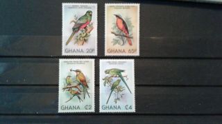 Ghana Birds 746 - 9 Mnh Complete Cv 13