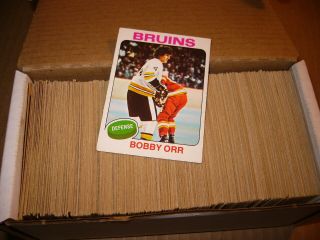 1975 - 76 Opc Hockey Complete Set 396/396 Cards Orr,  Dryden,  Lafleur,  Snepsts Rc