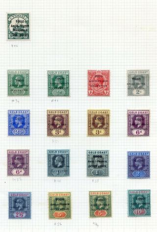 1914 15 16 Togo 1915 S/set To 10/ -,  5 From The 1916 Set Inc 5/ -,  1914 1d Ovp