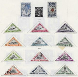 13 Liberia Stamps From Quality Old Album 1928 - 1937