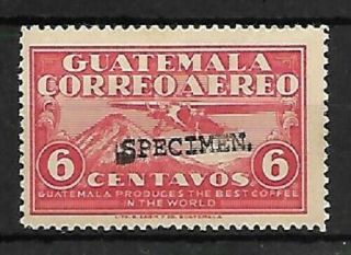 Guatemala: 1930; Scott C7,  Specimen,  Hinged,  Ebg058