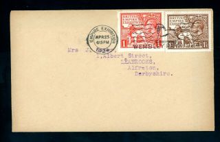 1924 Wembley Exhibition First Day Cover With Special Postmark (bo180)