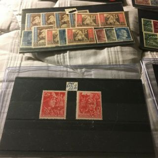 SHEETS WWII GERMANY THIRD REICH HITLER HEAD STAMPS officials cigar box full 2