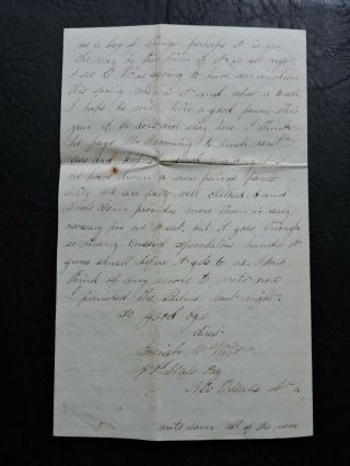 1863 MA SOLDIER LETTER CAMP FARR LA,  RARE STAMP CARRIER PROOF,  CONFEDERATE NOTE 8