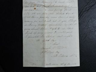 1863 MA SOLDIER LETTER CAMP FARR LA,  RARE STAMP CARRIER PROOF,  CONFEDERATE NOTE 9