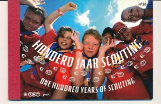 D004014 Netherlands Prestige Booklet Mnh Europa Cept Scouting Centenary 2007
