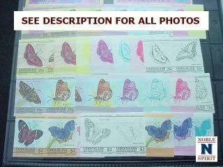 NobleSpirit STE} WW MNH Butterfly Sets,  Singles,  S/S,  PROOFS & Scouts 5