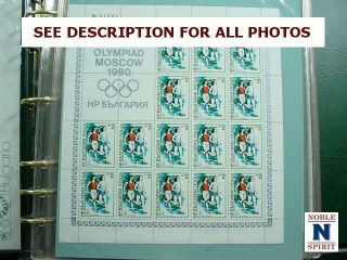 NobleSpirit {9176} 4 Vol WW Olympic Album Coll w/ Sheets 3