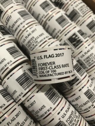 1000 Usps Forever Stamps 2017 10 Rolls Of 100