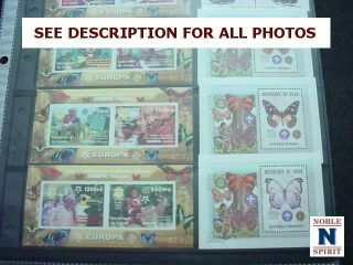 NobleSpirit STE} WW MNH Butterflies & Insects Topical Album w/ Scouts 10