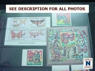 NobleSpirit STE} WW MNH Butterflies & Insects Topical Album w/ Scouts 3