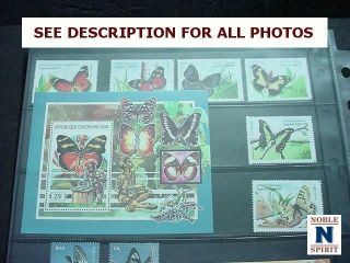NobleSpirit STE} WW MNH Butterflies & Insects Topical Album w/ Scouts 7