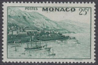 Monaco - 1946 25f Green - Um / Mnh