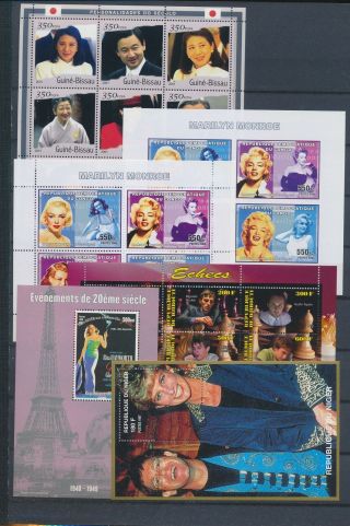 Ab6 - 2771 World Famous People Historical Figures Fp Good Sheets Mnh