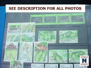NobleSpirit STE} WW MNH Reptile & Amphibians Sets,  Singles,  S/S Album 4