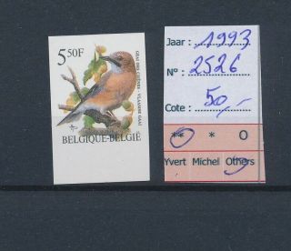 Lk83808 Belgium 199 Flemish Jay Birds Buzin Lot Imperf Mnh Cv 50 Eur