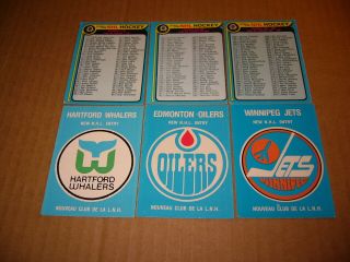 1979 - 80 Opc Hockey Complete Set 395/396 No Gretzky Rookie