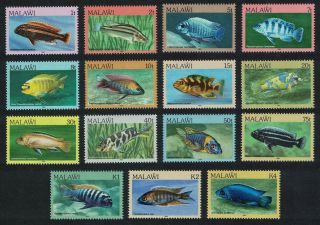 Malawi Fishes 15v Imprint 