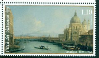 2018 Vatican City Sc 1693 Great Venetian Painters: Canaletto Mnh