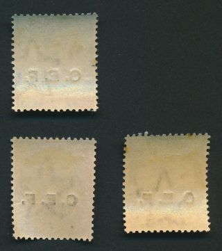 INDIA STAMPS 1914 KGV CEF CHINA EXPED FORCE SET,  SG C23/34,  VF LH/H £325 6