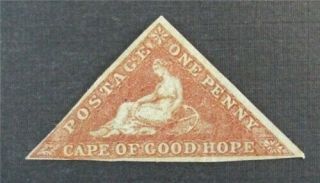Nystamps British Cape Of Good Hope Stamp 1 Og H $3500