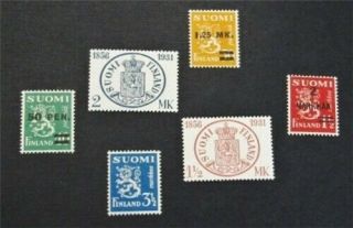 Nystamps Finland Stamp 182//212 Og H $30