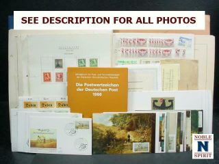 Noblespirit Germany Stamp Album Coll W Fdcs & Maxi Cards