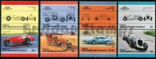 Car Stamp Sets  Leaders of the World / Auto 100 Stamps / Great Automobiles 5