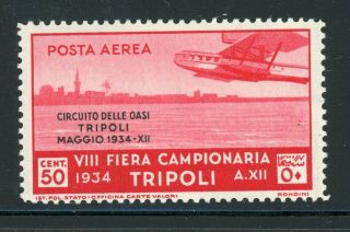 Italian Area - Tripolitania - Mh Selections: Scott C38 Circuit Of Oases Cv$11,