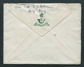 31/08/1940 Hong Kong GB KGVI Airmail Censor cover (Rate $1.  15) to Engtand UK 2