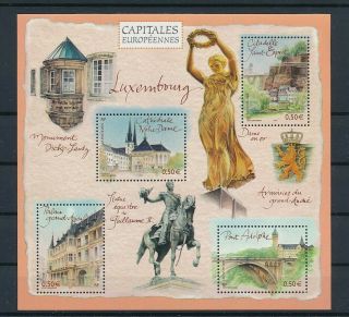 D003974 European Capitals Luxembourg S/s Mnh France