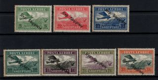 Bp106660/ Albanie / Albania / Airmail / Sg 204 / 210 Mh Complete 115 E