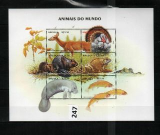 Gp Angola - Mnh - Animals - Frogs - Fishes