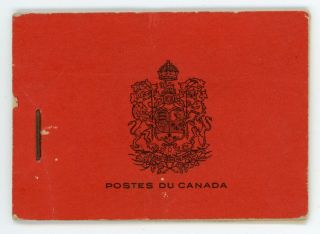 Canada 1931 Kgv Stamp Booklet (fine And Complete) French Sg Sb16a Cat £130