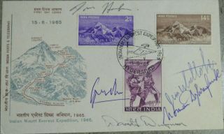 Everest,  Alpinismo,  Autograph,  American Expedition,  Himalaya,  Alpinist,  Whittaker