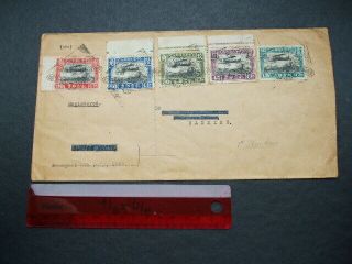 China Cover First Flight Registered Shanghai 1929