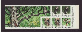 Finland 1993 Mnh - Birds - Finlandia´95 - Booklet Of 5 Stamps