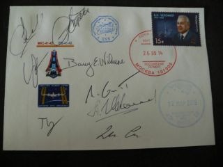 Iss 41/42 Flown Boardpost 8x Orig.  Signed Incl.  Gerst,  Space