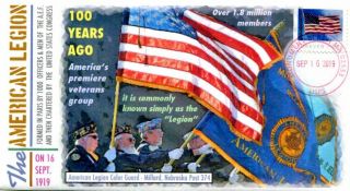 Coverscape Computer Designed 100th Anniversary Of The " American Legion " Cover