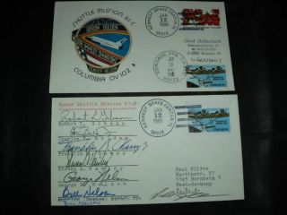 Sts 51a Launch Ksc Orig.  Signed Crew,  Space